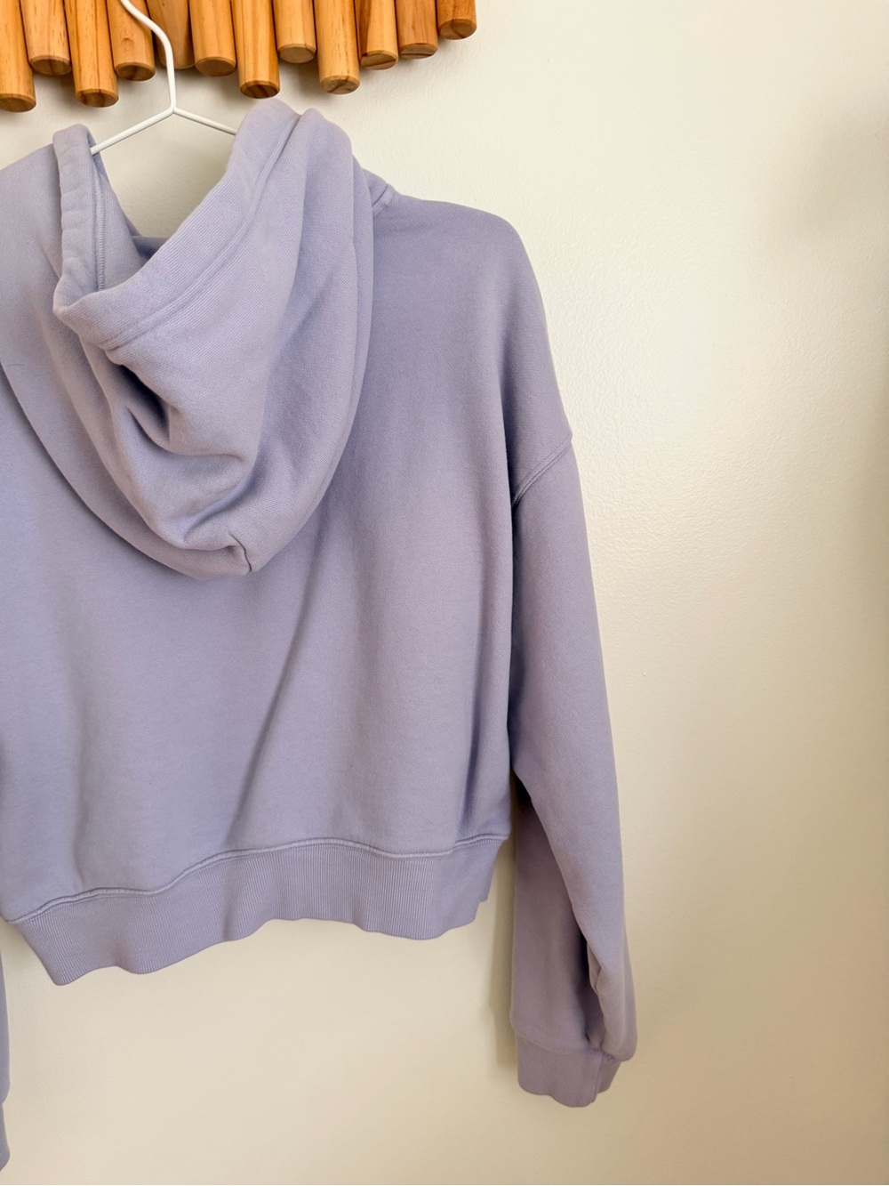 ARITZIA TNA Cropped Zip-Up Hoodie - Lavender - Picture 6 of 6